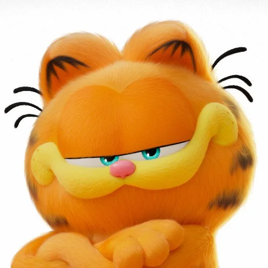 Garfield movie character design