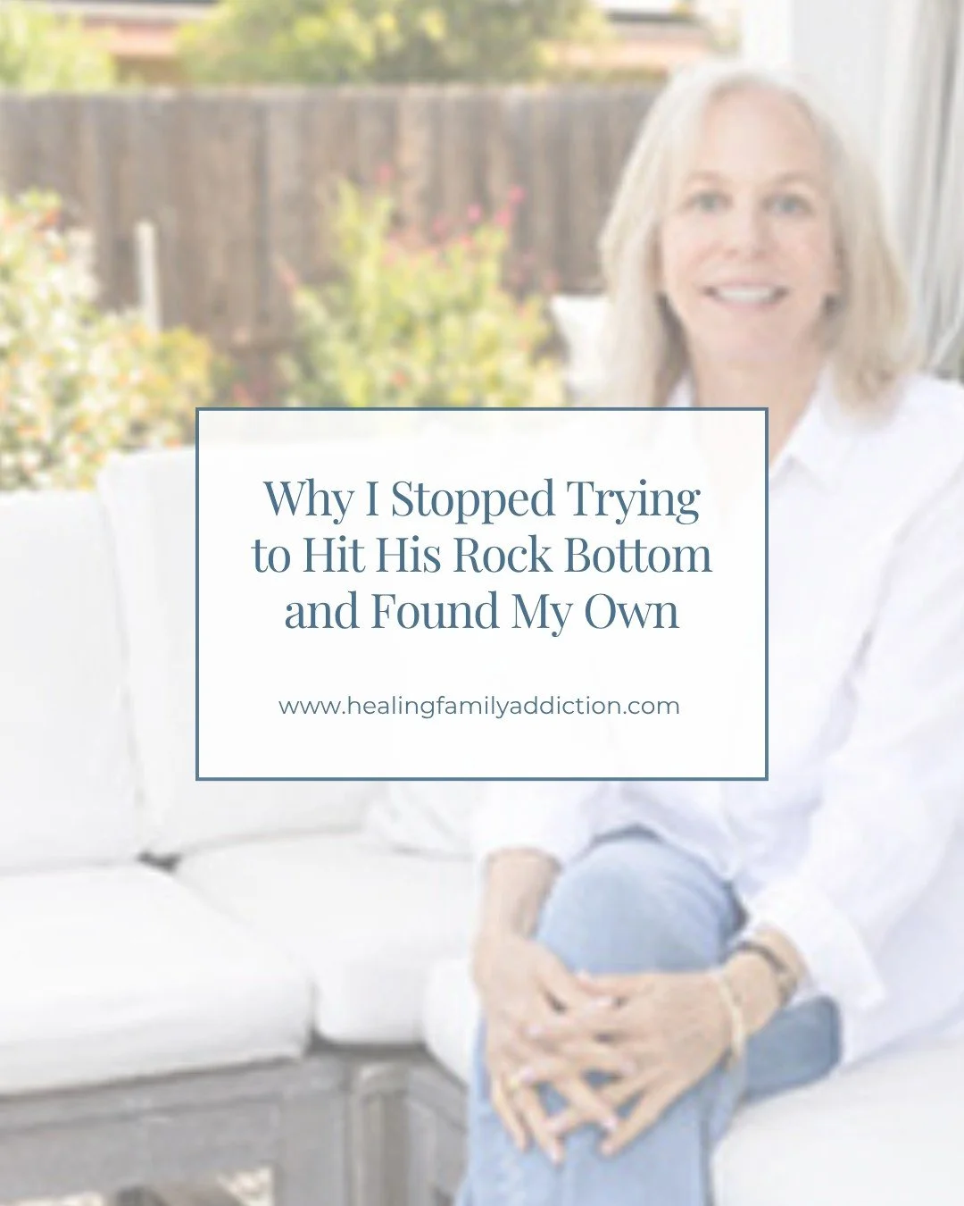 I used to believe he had to hit rock bottom before things could change. So I waited. I begged. I tried to soften the landing. But all it did was drag me down with him.

The truth is, I hit my rock bottom first.
The moment I realized I couldn&rsquo;t 