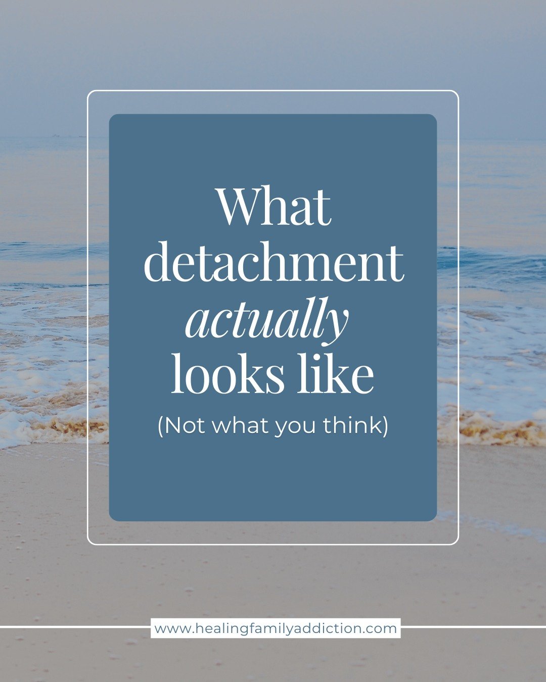 Most people think detachment means shutting someone out, but anyone who has lived with addiction knows it is rarely that simple. Detachment is not coldness and it is not punishment. It is what you reach for when you realize you have been drowning in 