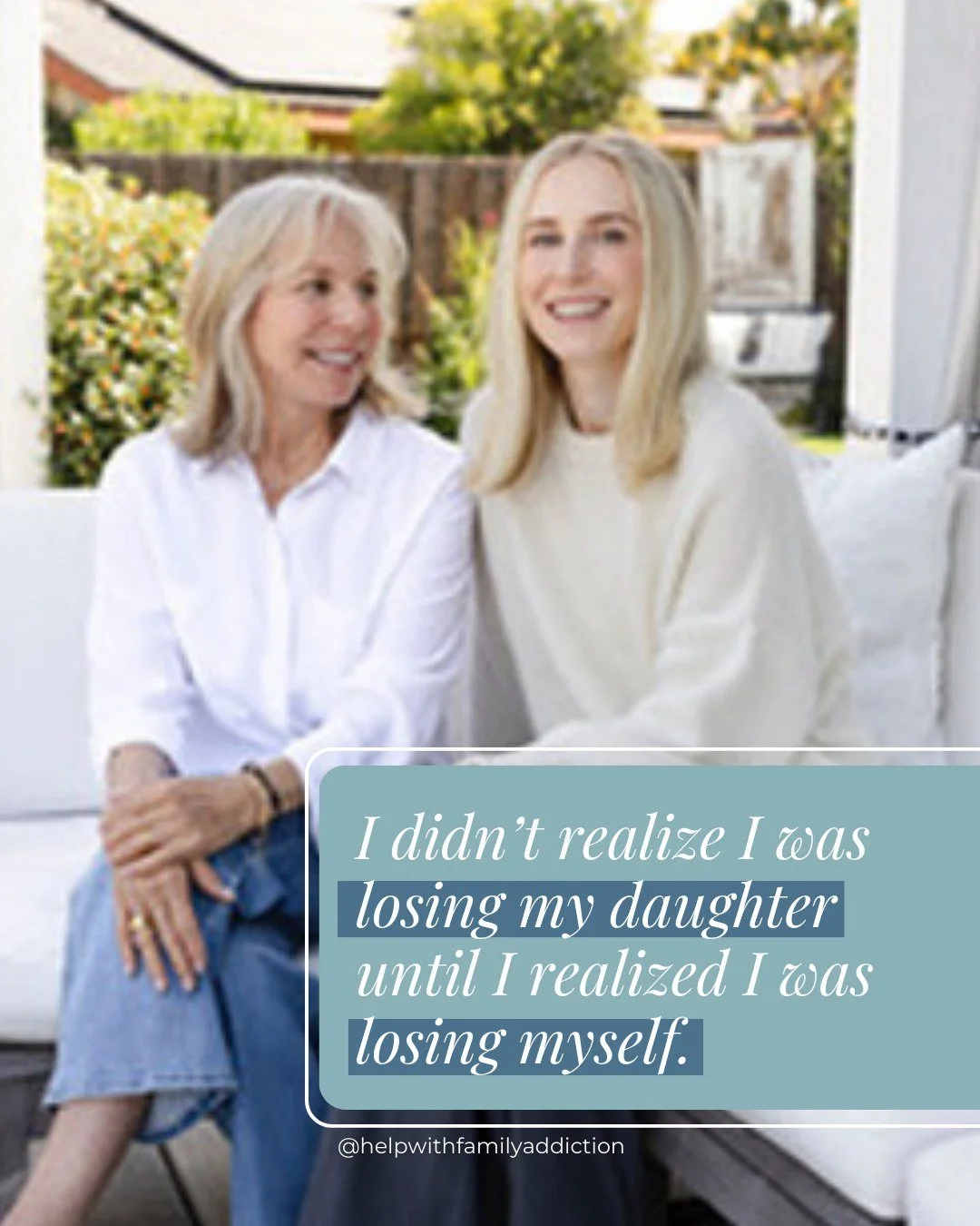 I did not realize I was losing my daughter until I realized I was losing myself.

There were two addictions in my house. One I could name, and one I could not. My husband&rsquo;s drinking was loud. My fear was quiet&mdash;living in my body, my consta
