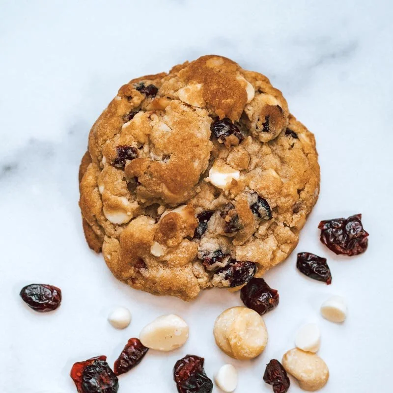 Seasonal • Cranberry White Chocolate Macadamia Nut Cookie