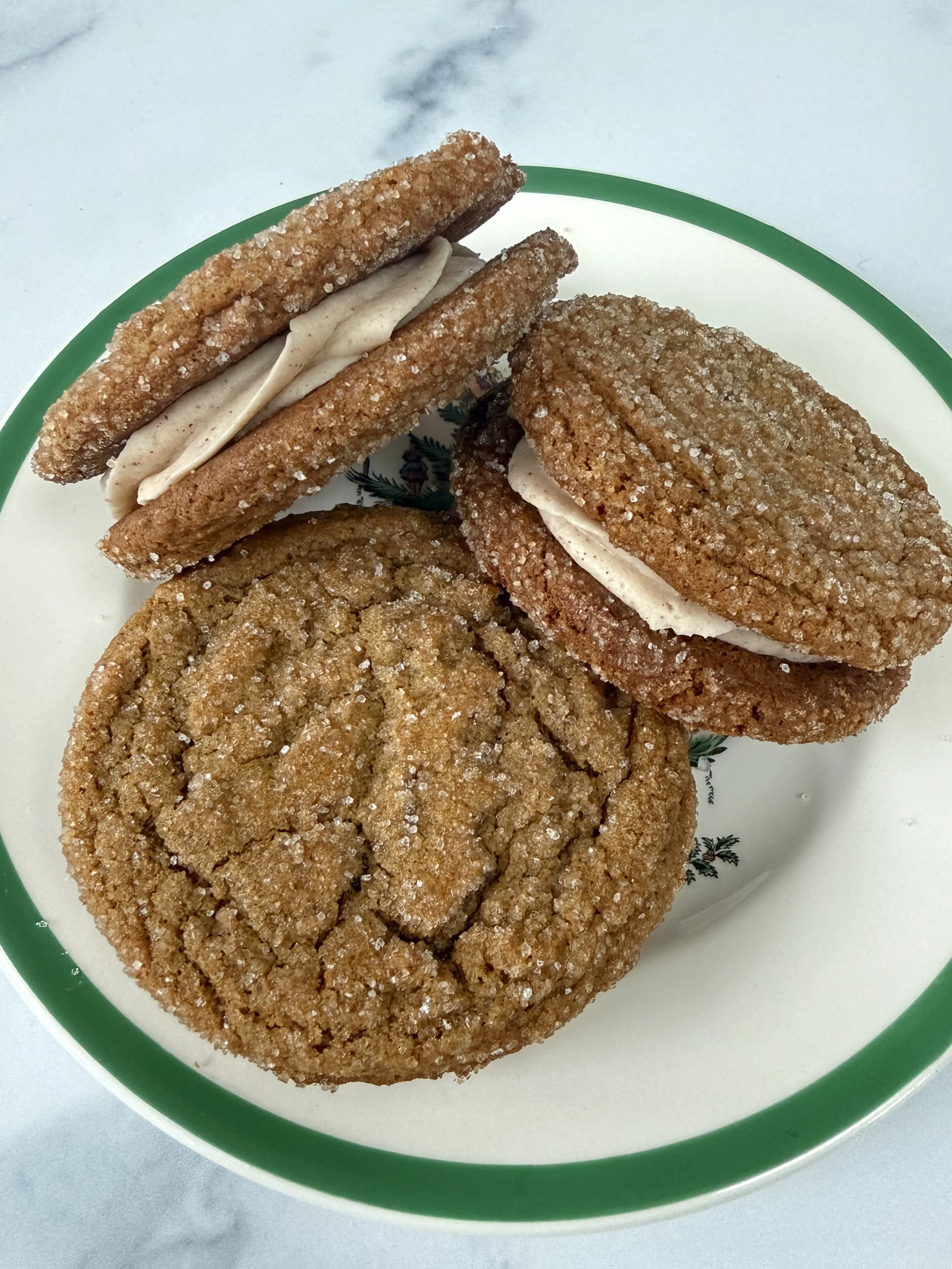 Seasonal • Ginger Molasses Sandwich Cookie
