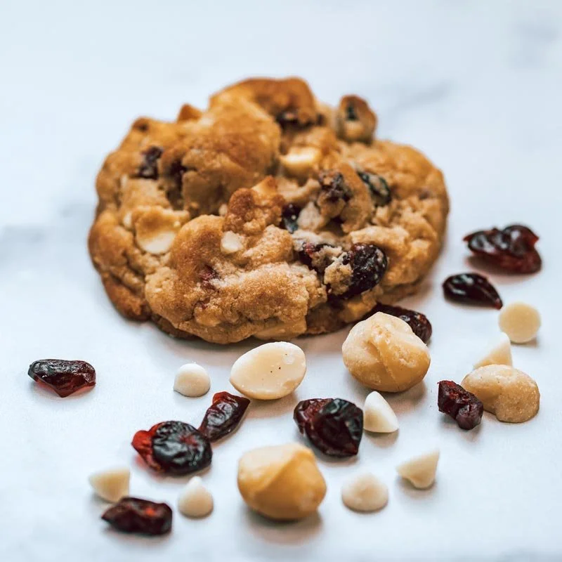 Seasonal • Cranberry White Chocolate Macadamia Nut Cookie