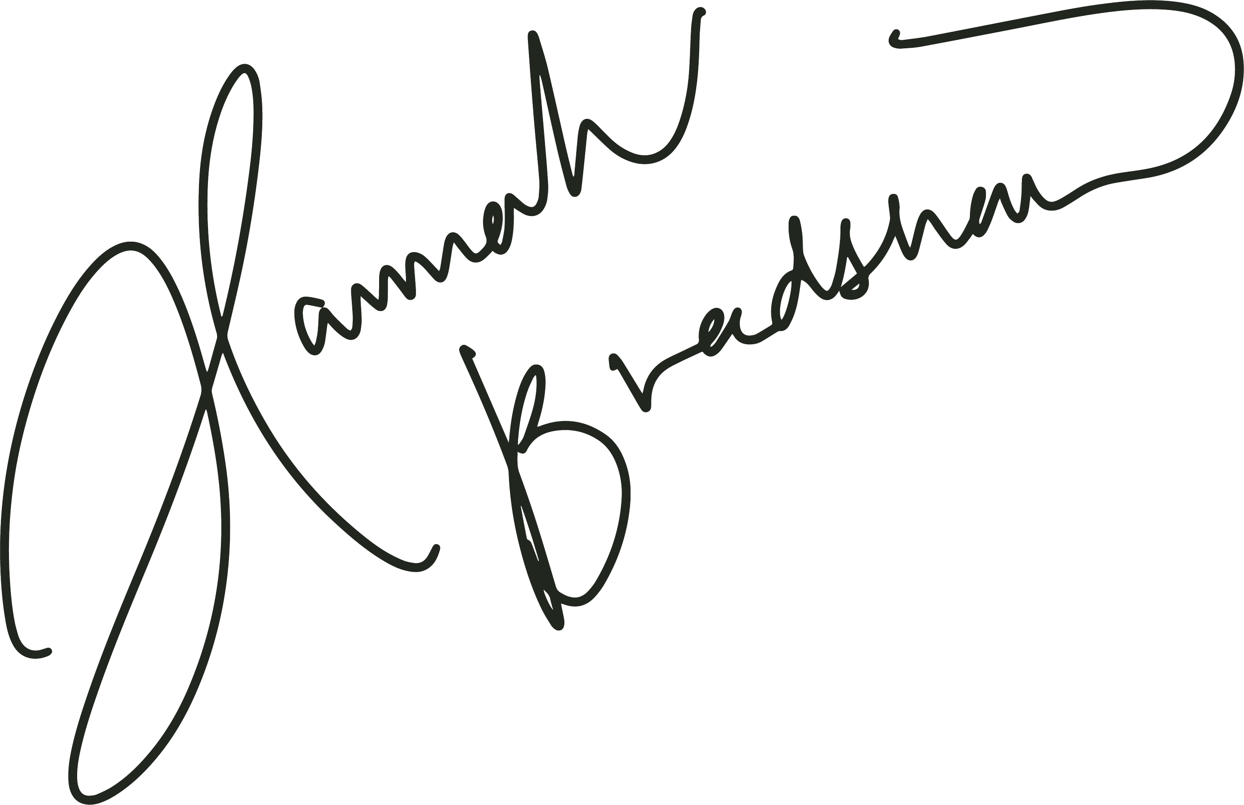 Signature that reads 'Hannah Bradshaw'