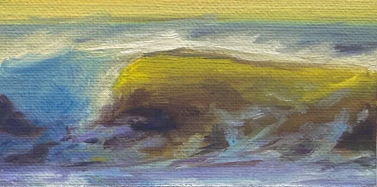 Chartreuse Wave Crest -mini