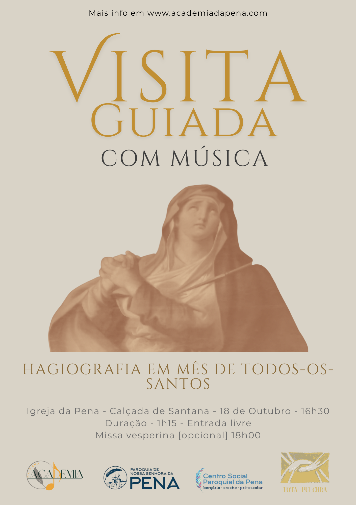 Visita Guiada com Música — Hagiografia em Tempo de Todos-os-Santos