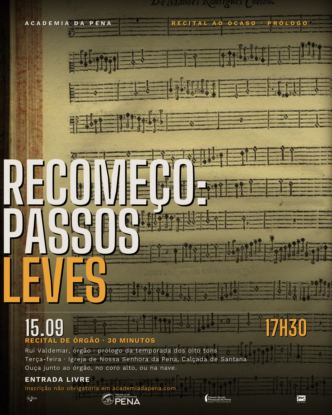 Recital ao Ocaso — «Prólogo da Pena»