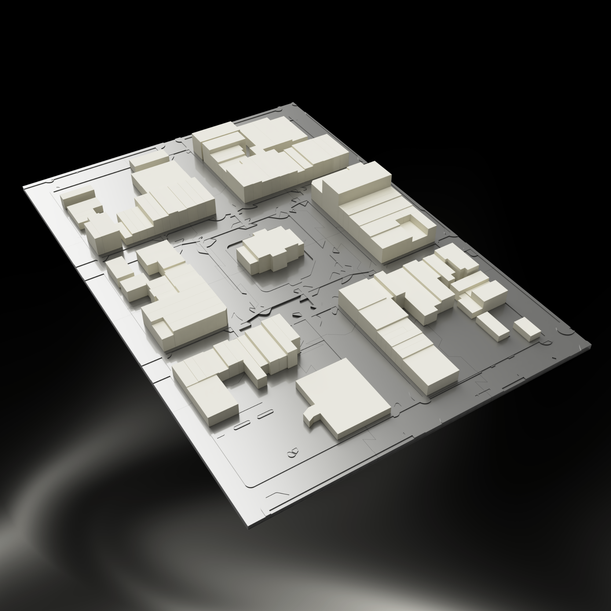 Downtown Murfreesboro, TN - Architectural Scale Model