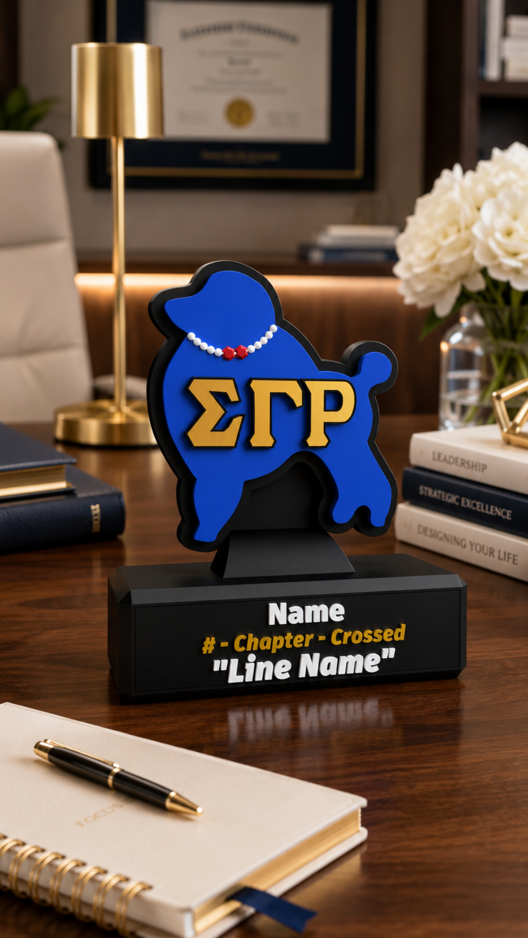 Sigma Gamma Rho — 3D Statue