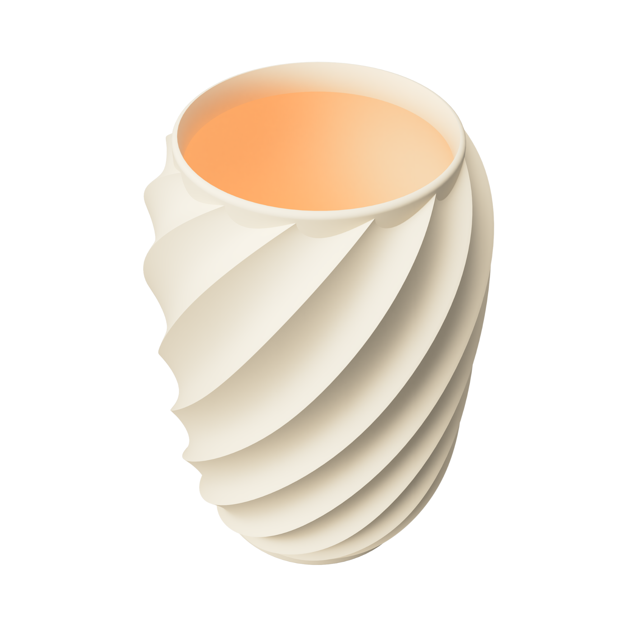 Spiral Illuminated Vase
