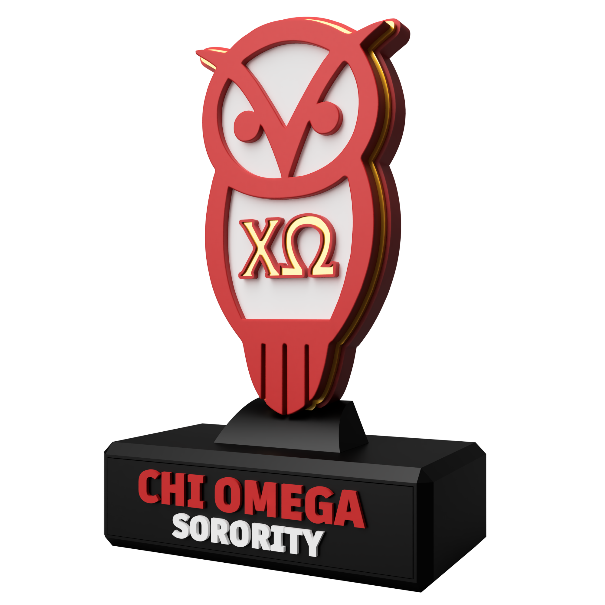 Chi Omega Owl Commemorative Award