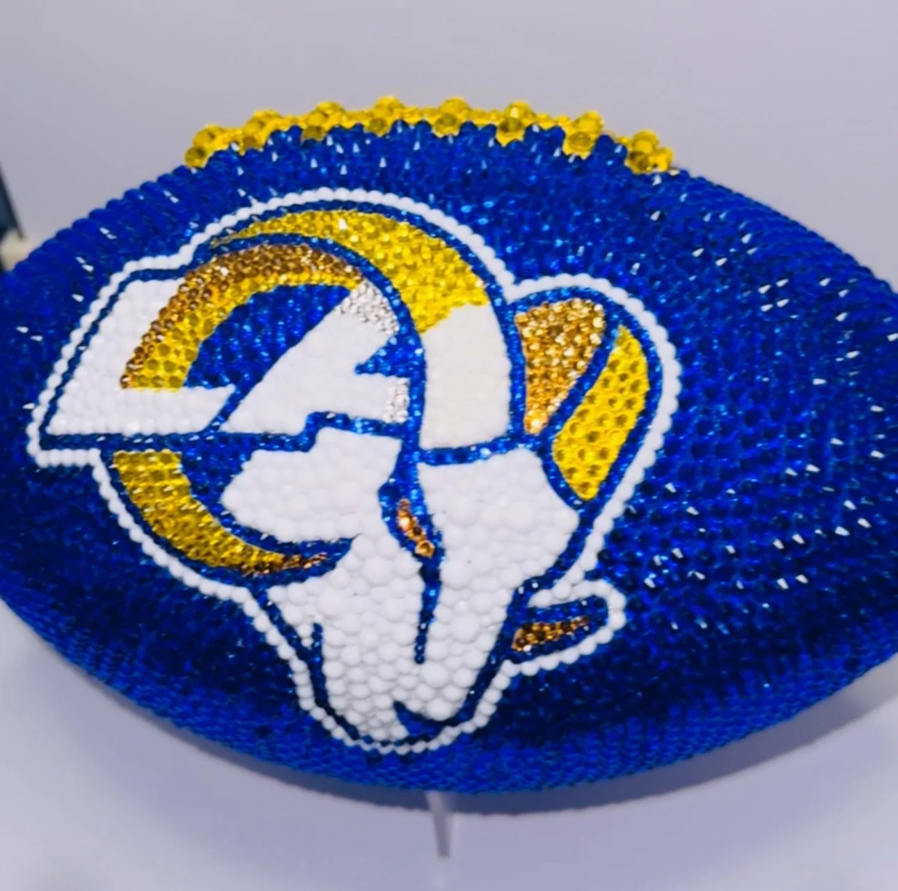 Custom Bling Los Angeles Rams NFL Football