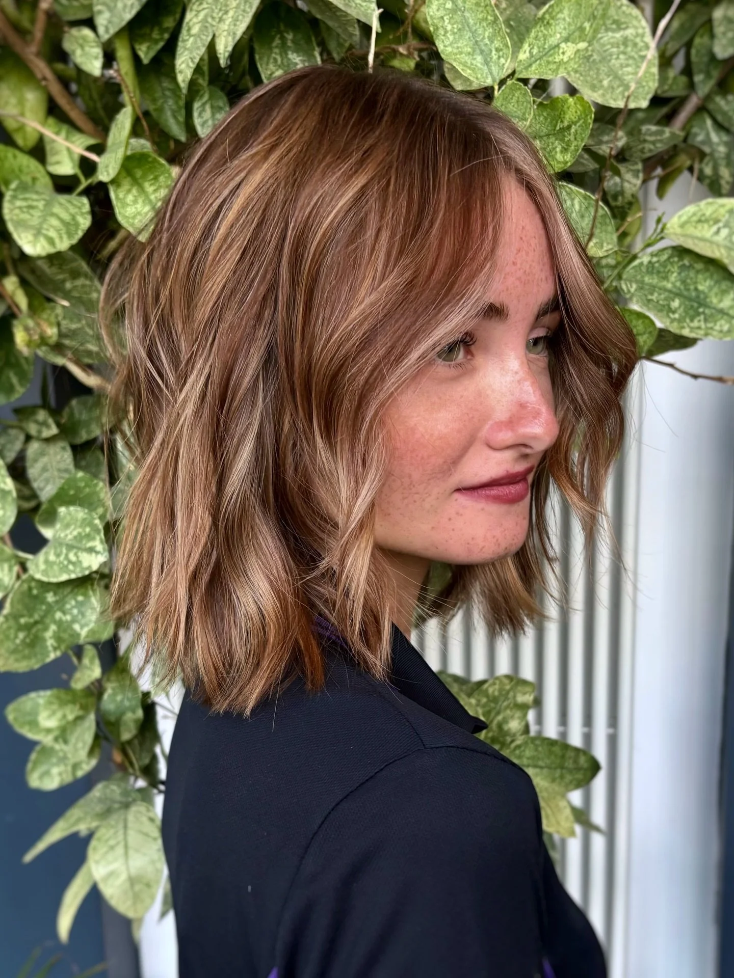 ✨ Soft Balayage Glow-Up ✨

This lovely client came in with previously coloured dark hair, ready to begin her journey to a lighter, sun-kissed look ☀️
⁣
This was our first session&mdash;a gentle lift to shift the base without compromising the health o