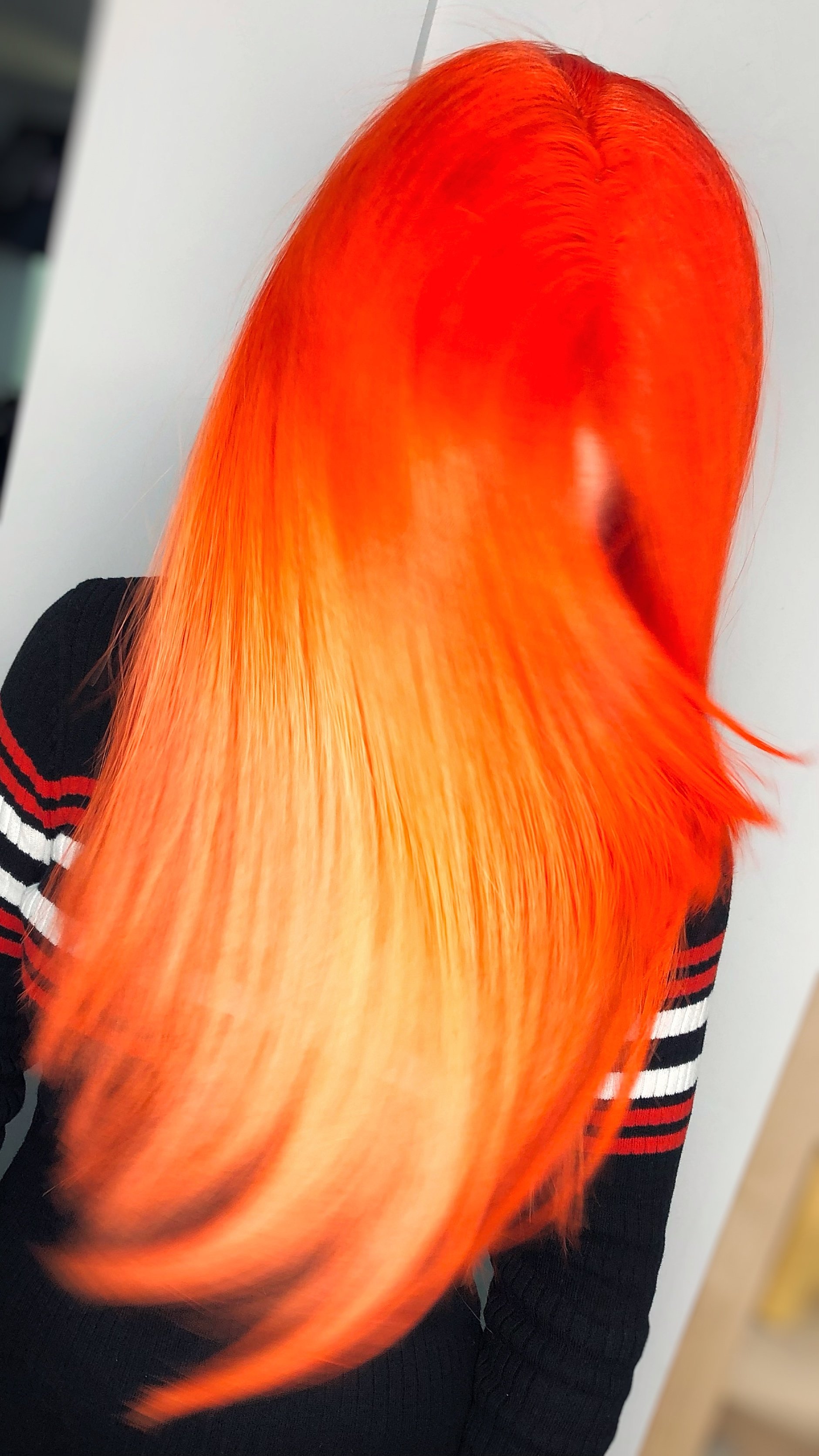 Hair bright colouring with Ben in salon