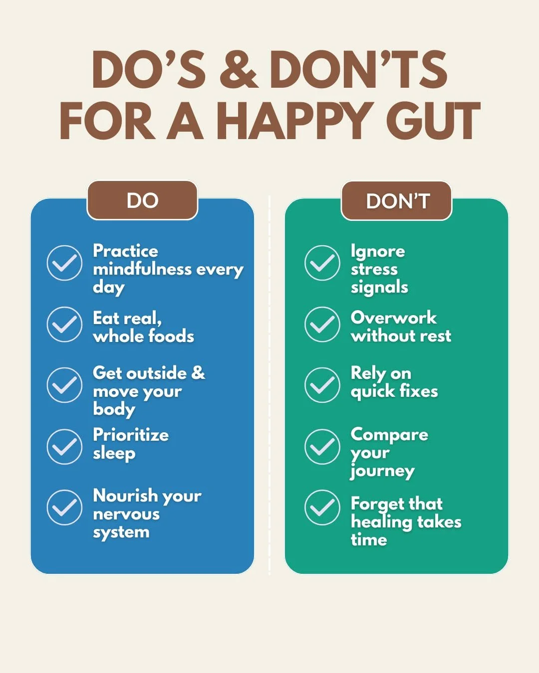 True gut health isn't about aggressively restricting everything you love or buying an endless shelf of supplements. It&rsquo;s about the micro-choices you make every single day. ⚖️
If you&rsquo;re feeling stuck or experiencing a flare-up, use this si