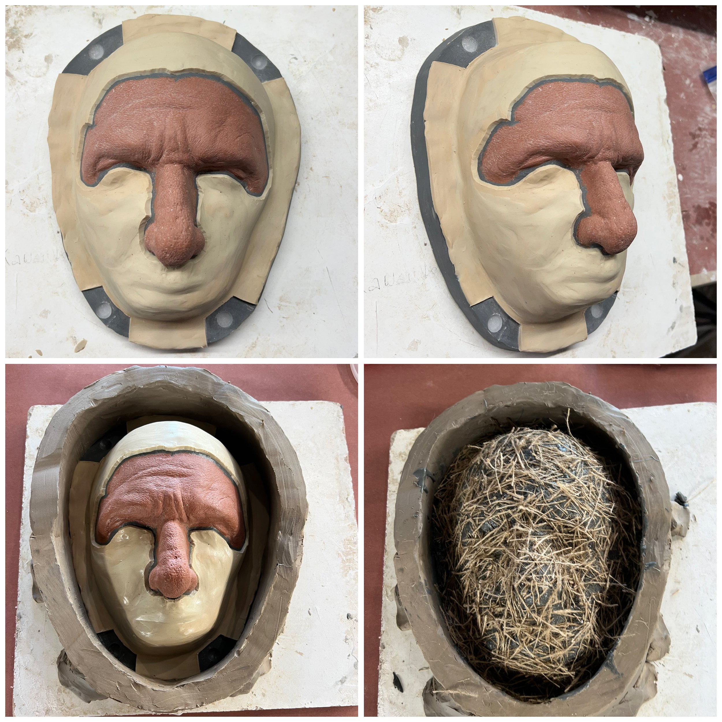 Flashing, Clay layup, and capping the positive (Sculpt by Anthony Stewart)