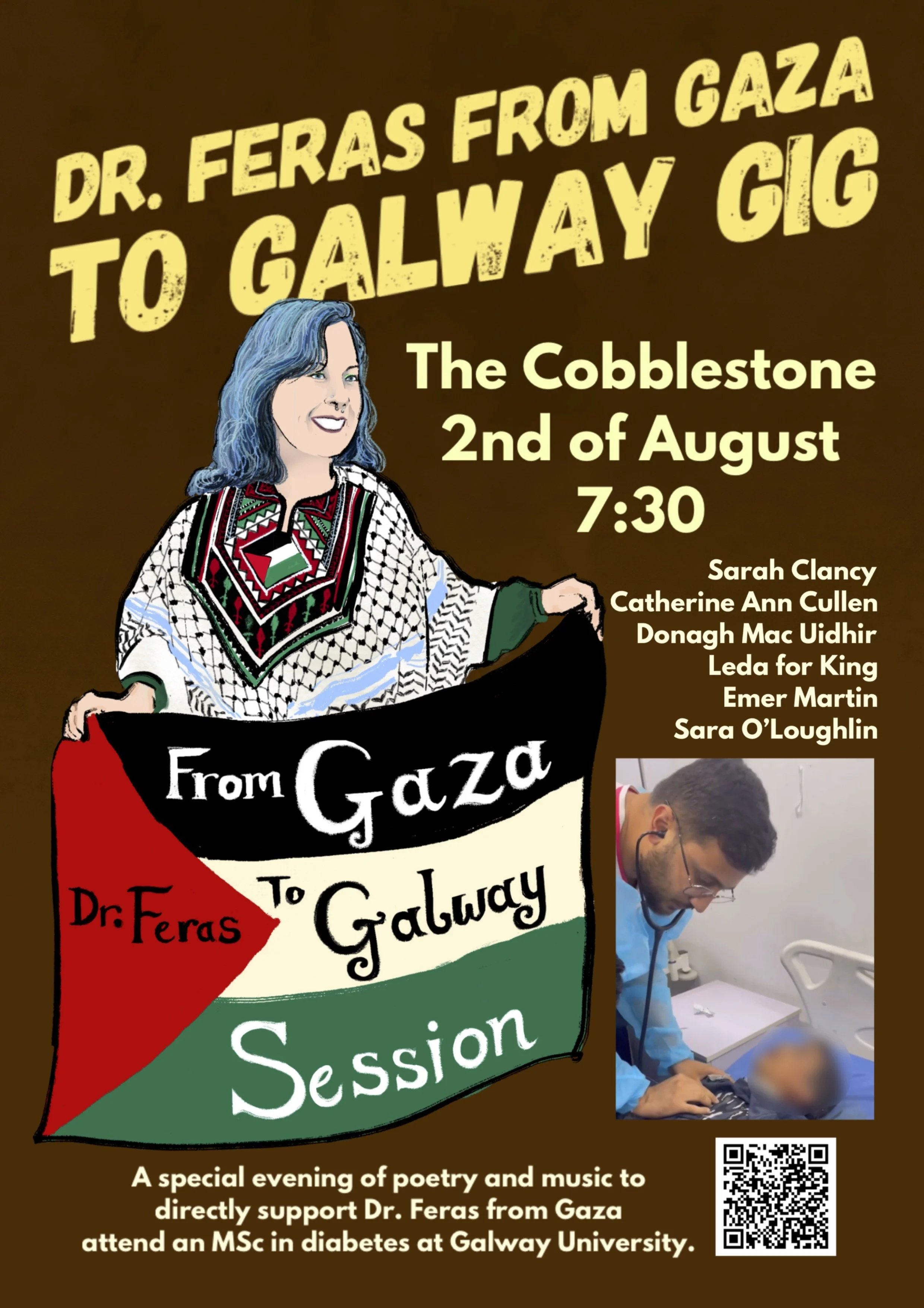 Dr. Feras from Galway to Gaza Gig