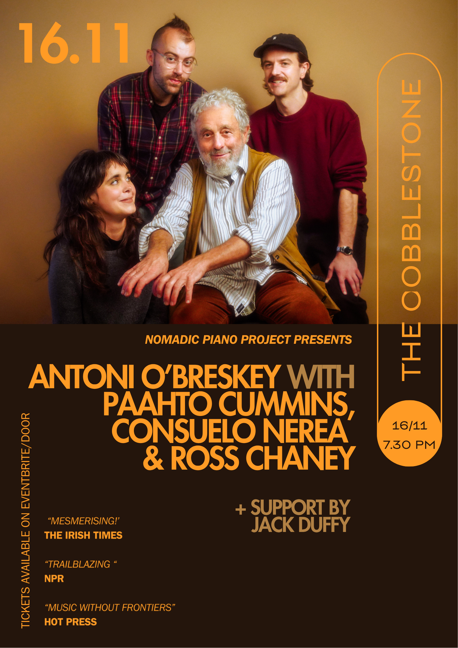 Antoni O’Breskey with Paahto Cummins, Ross Chaney & Consuelo Nerea