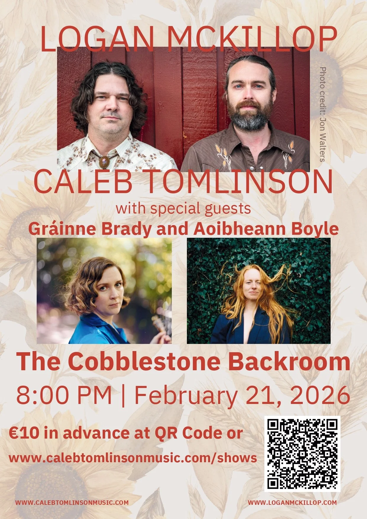 Logan McKillop & Caleb Tomlinson Canadian Roots/Folk Singer-Songwriters