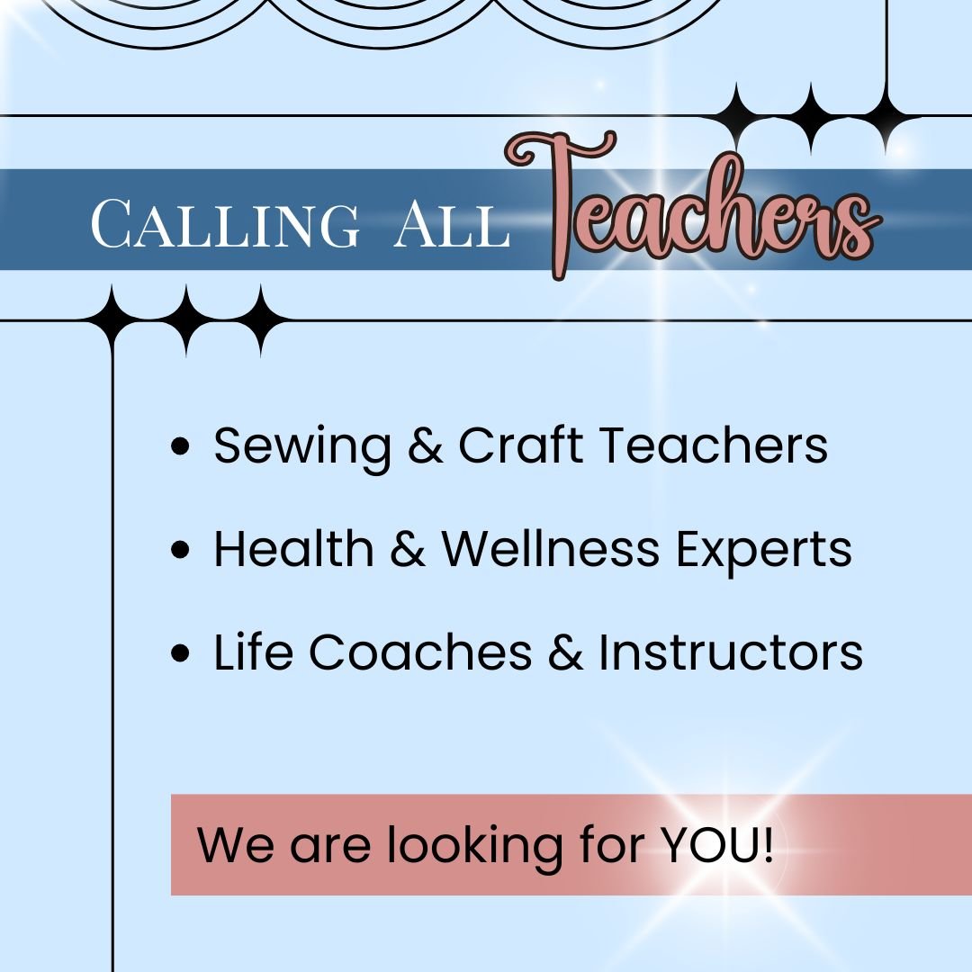 Apply to Teach at SHE: Sew Healing Events