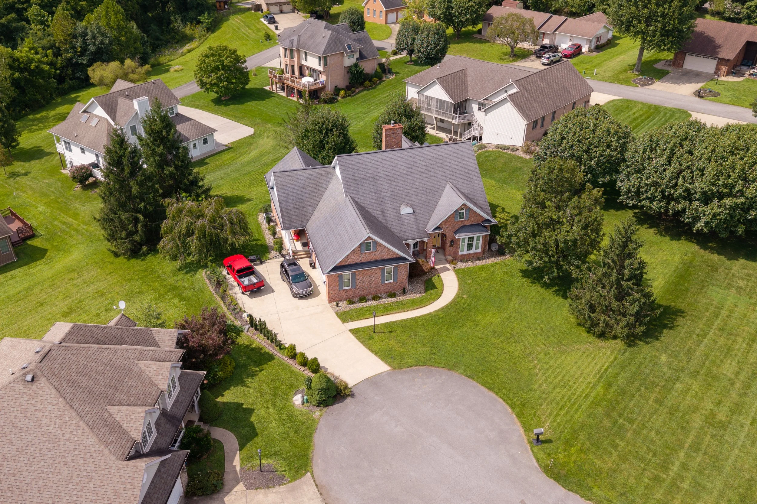  Neighborhood aerial image in Morgantown, WV.  