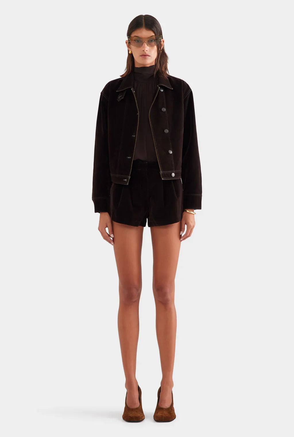 Venroy Flocked Cotton Jacket