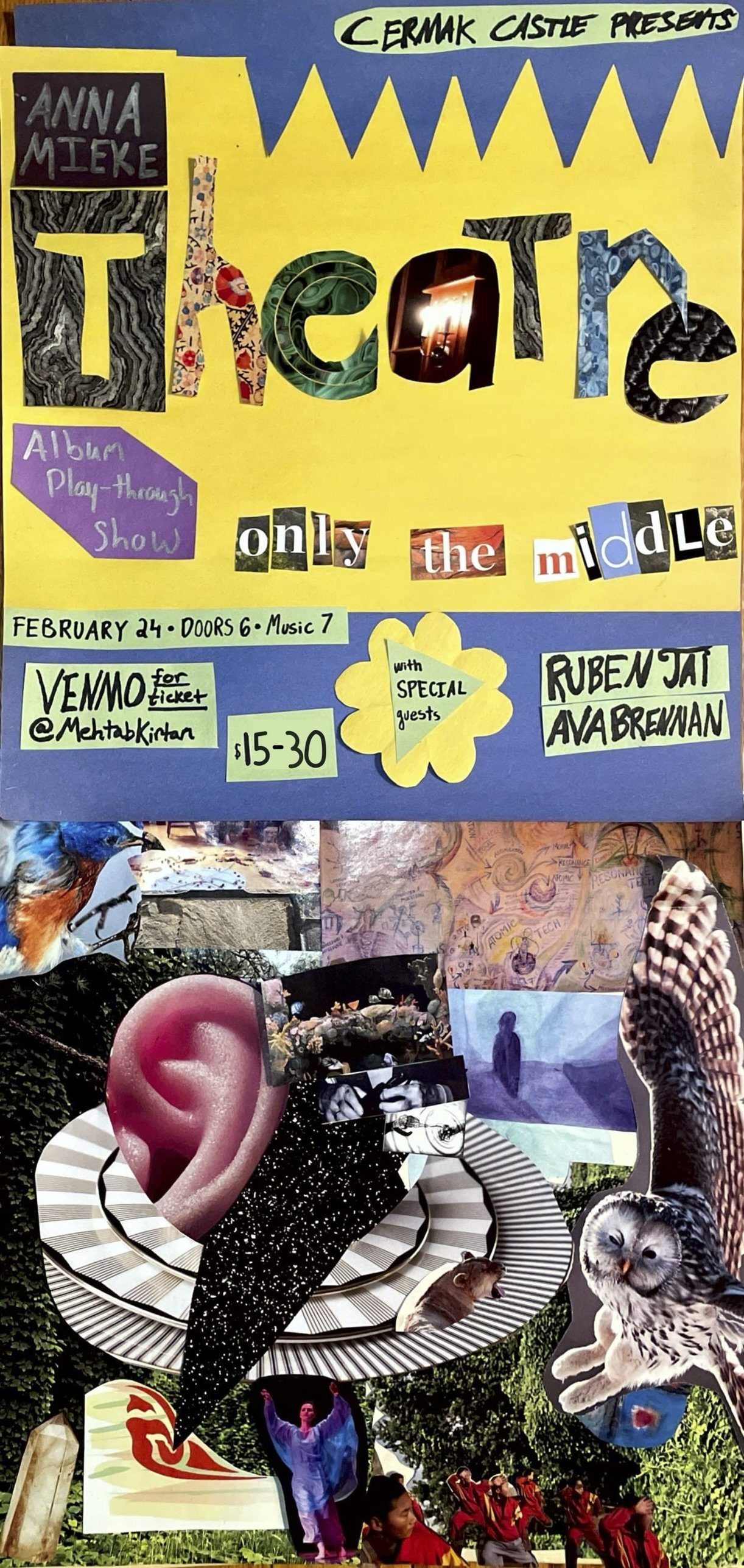 Cermak Castle! Only the Middle, album play-through:  Anna Tivel's Theatre