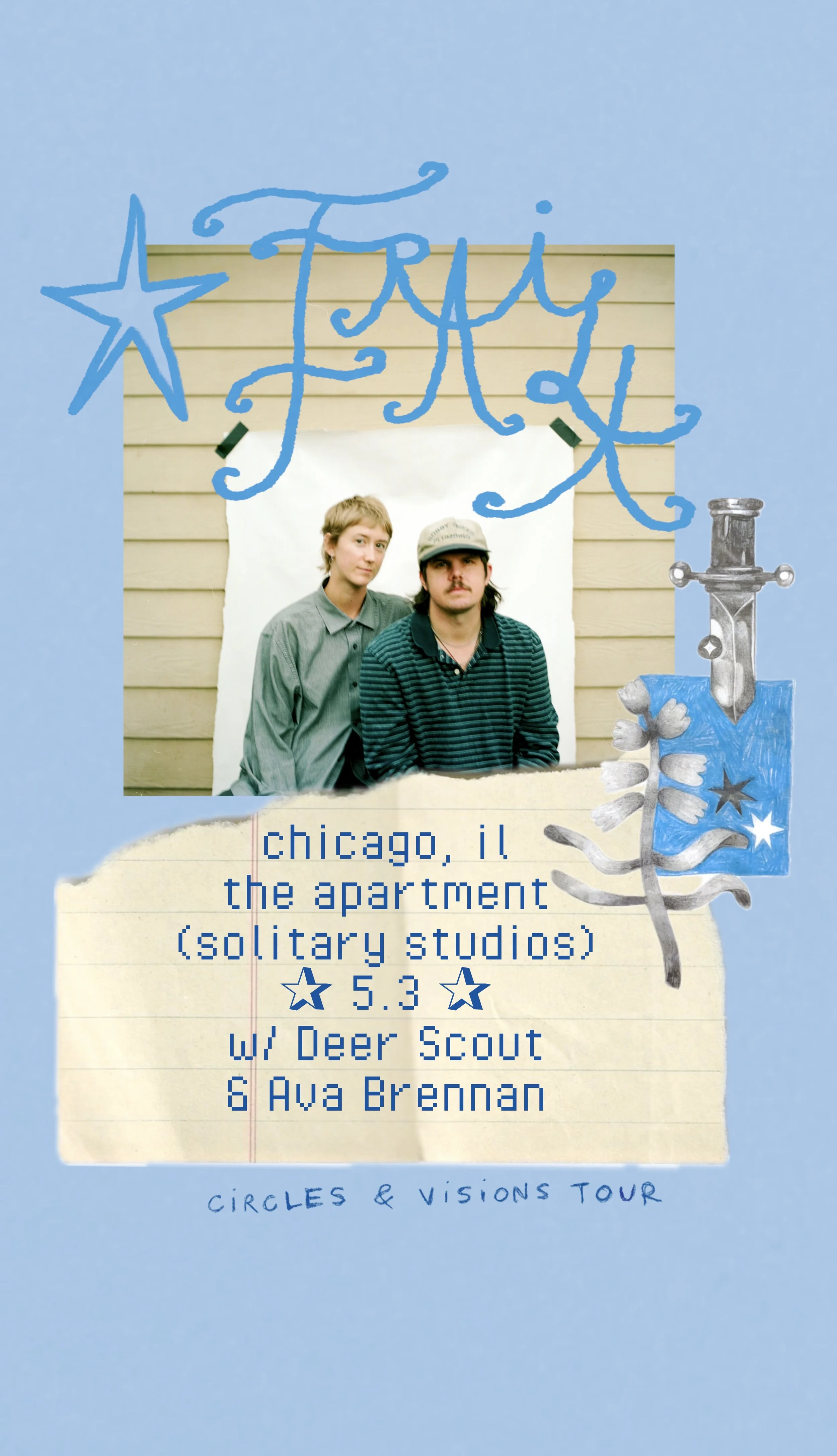 Solidarity Studios w/ Frail Talk & Deer Scout