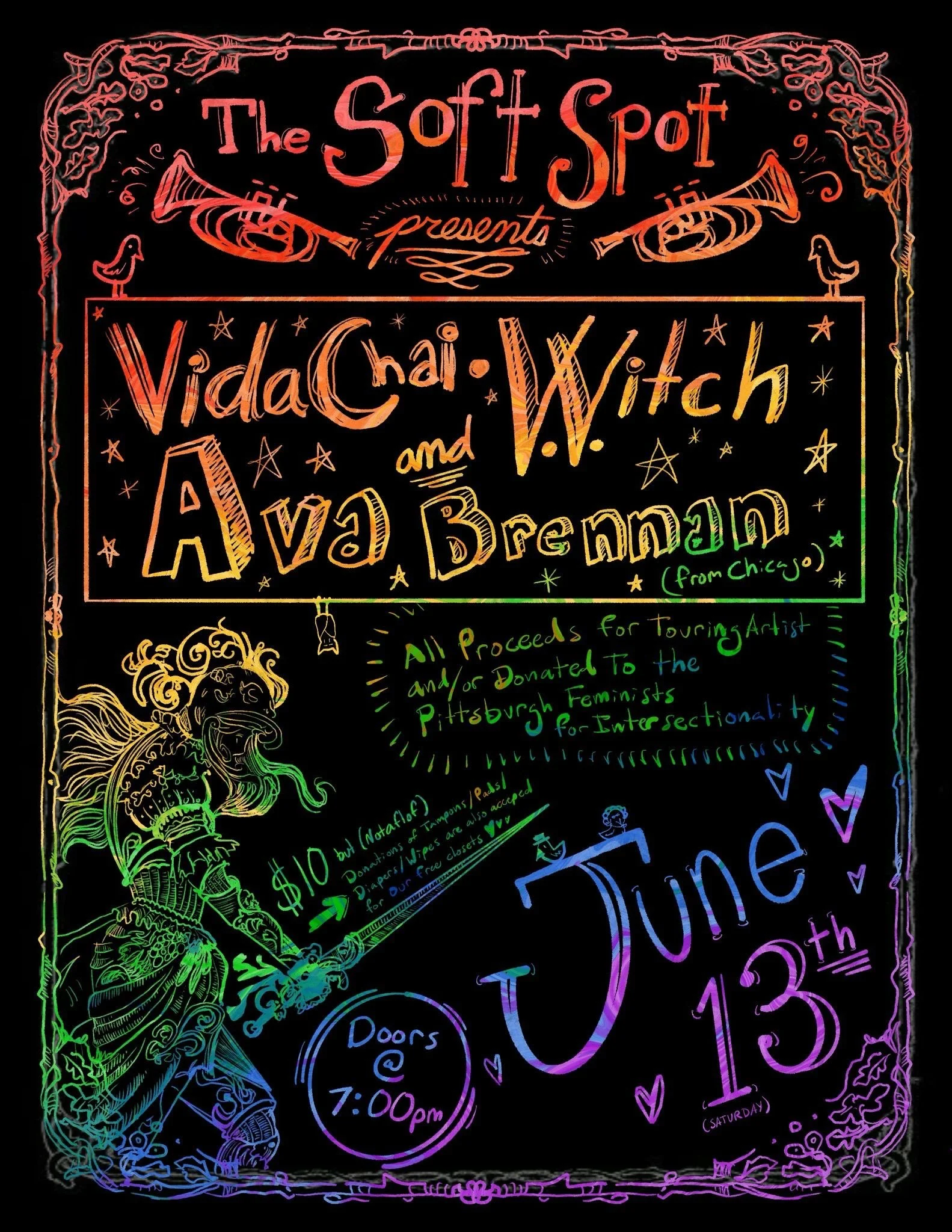 Pittsburgh @ The Soft Spot with Vida Chai and V.V.itch