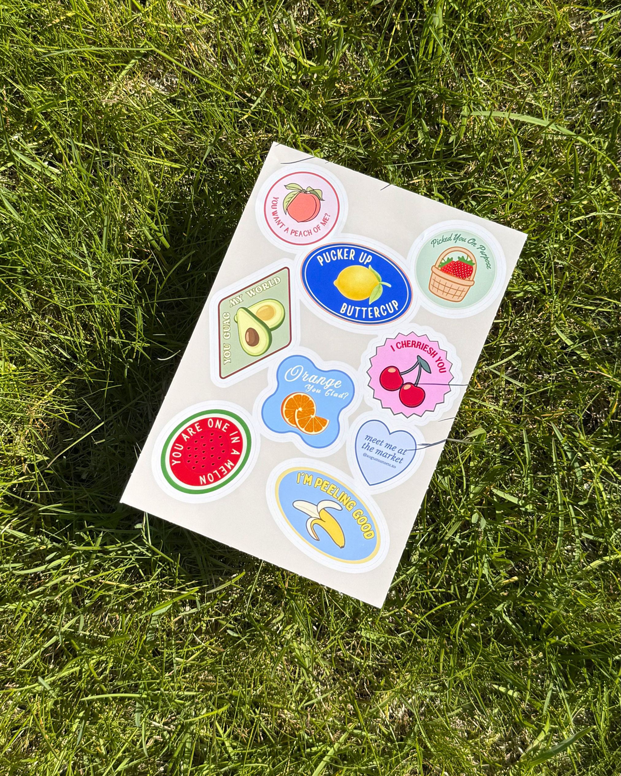 Fresh Picks Sticker Sheet