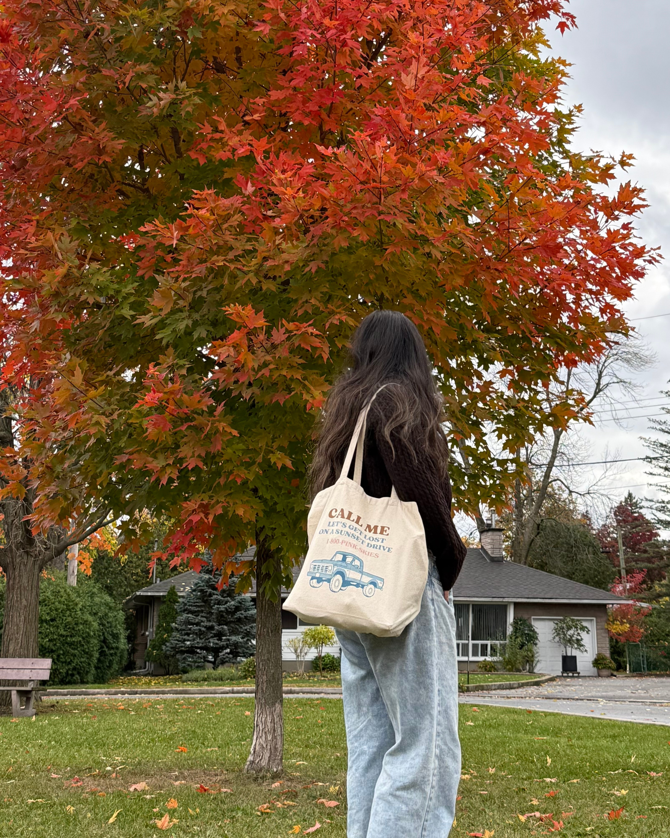 1-800-Pink Skies Tote
