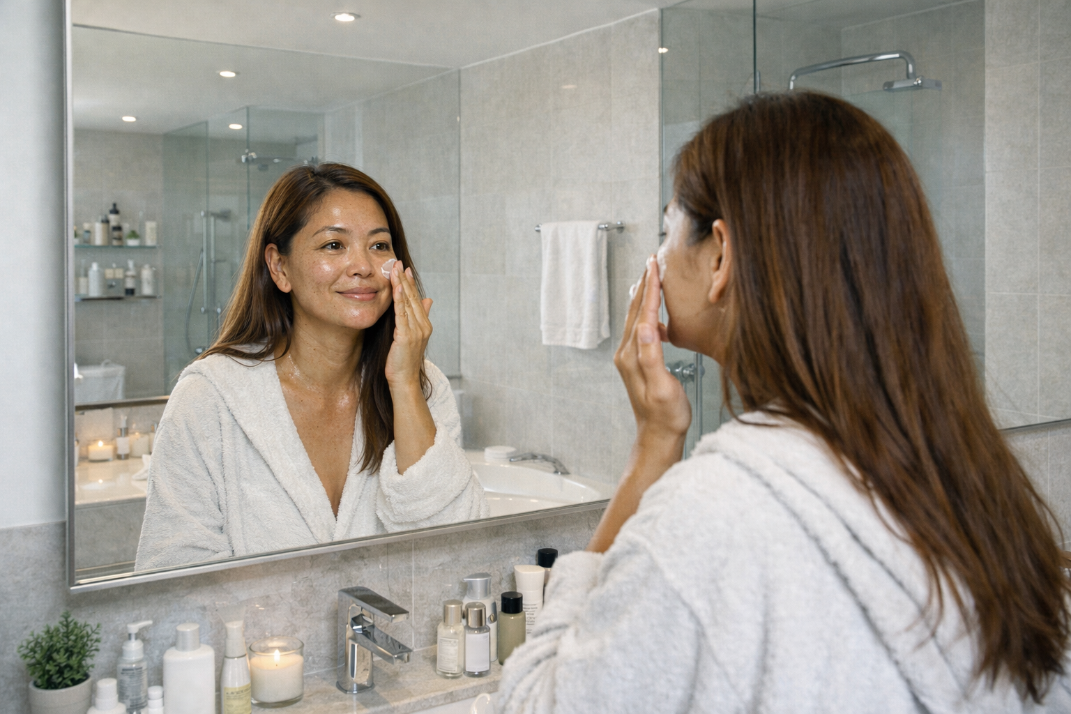 self-care woman skin care