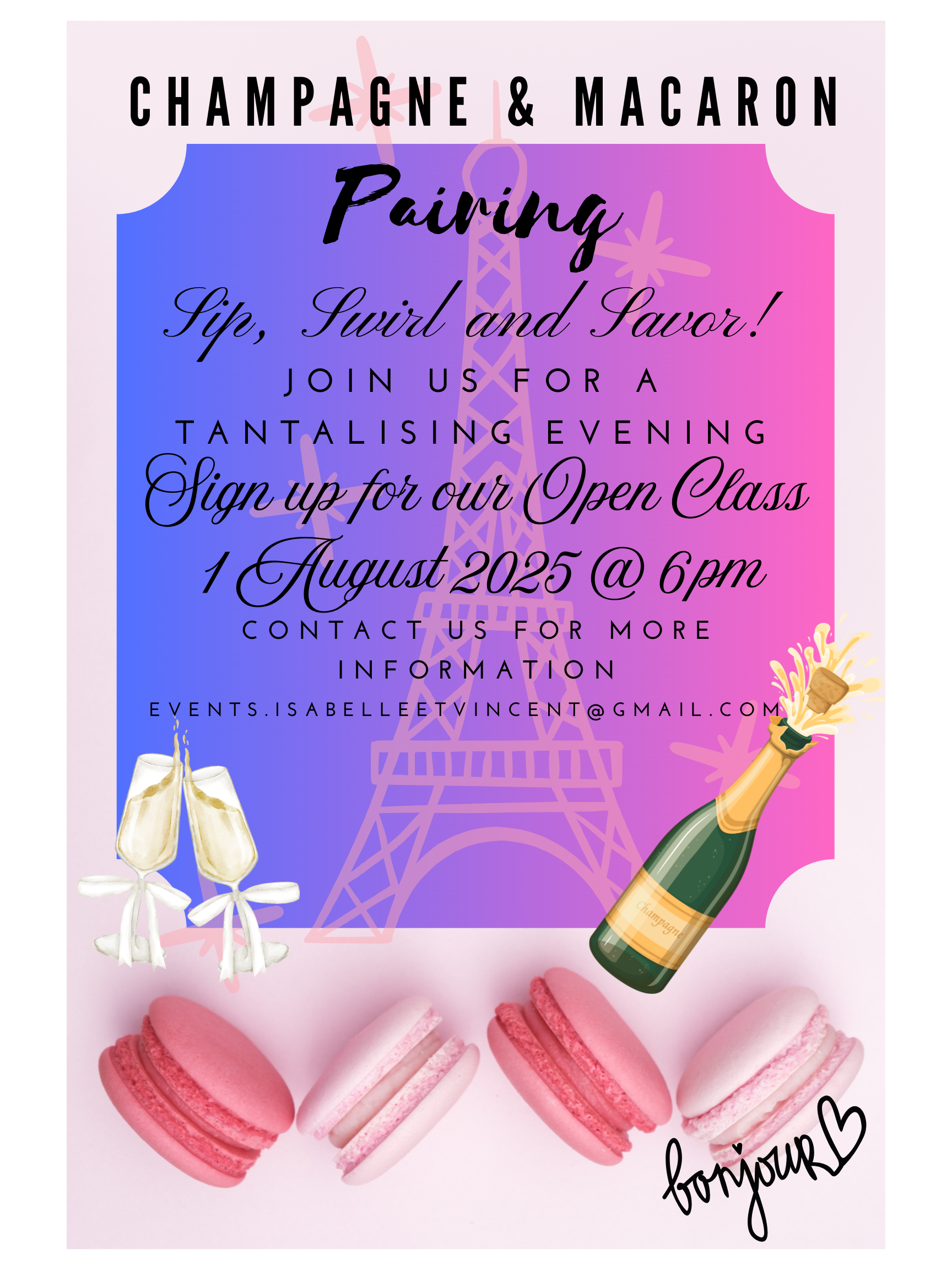 Champagne and Macaron Pairing