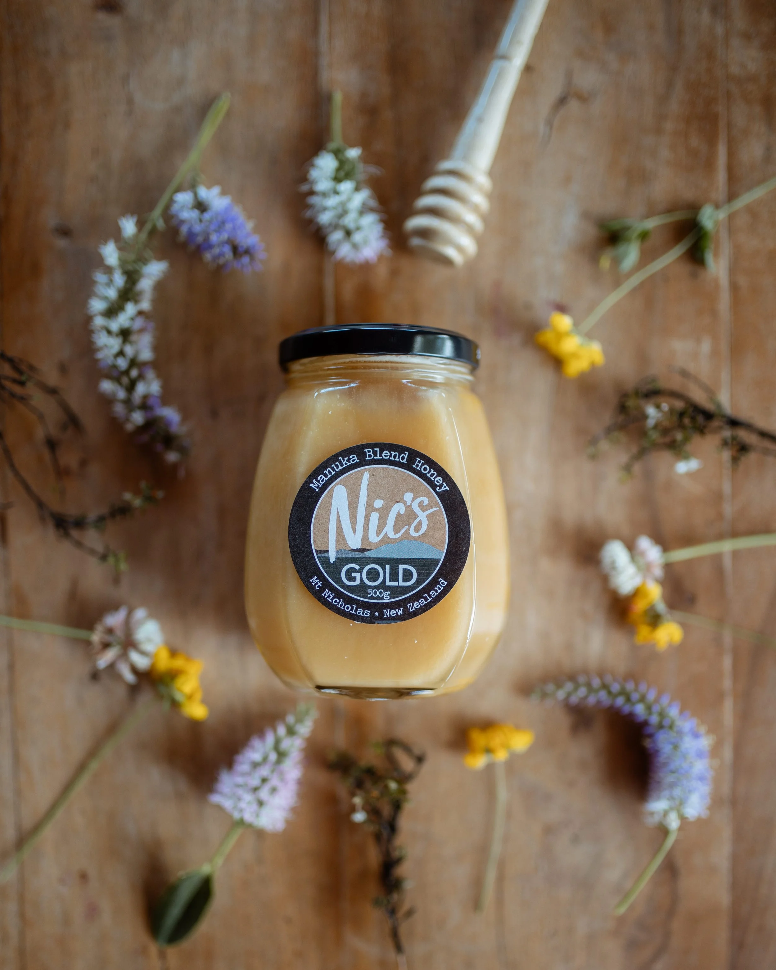 Nic's Gold Manuka Blend Honey, 500g