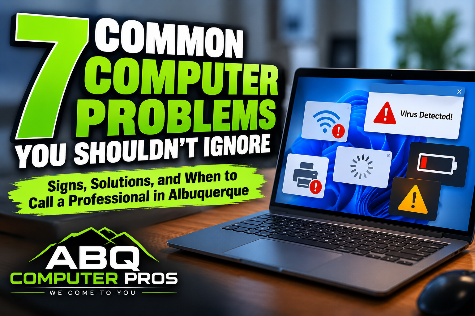 7 Common Computer Problems You Shouldn’t Ignore