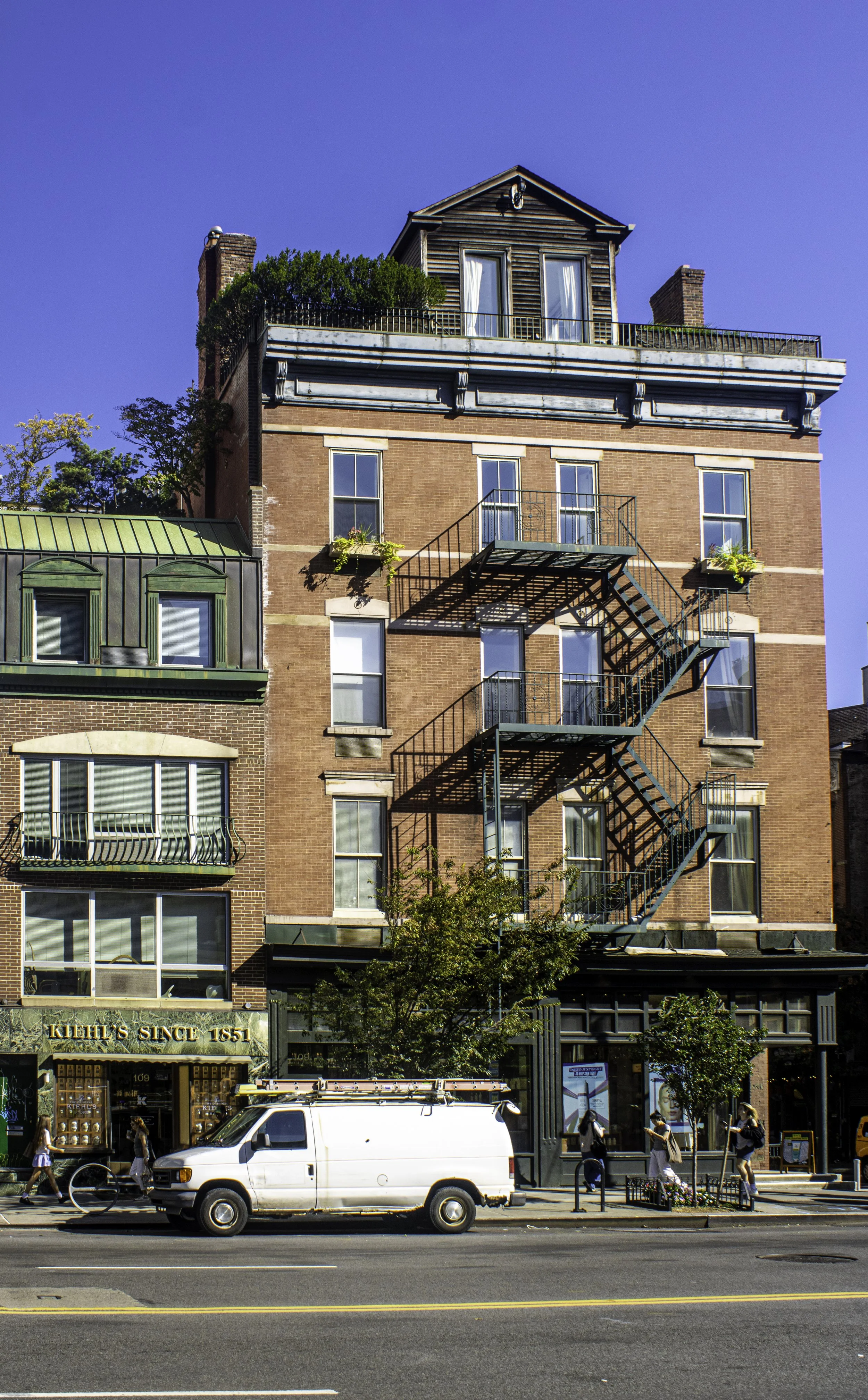 A century of architecture on a single corner 