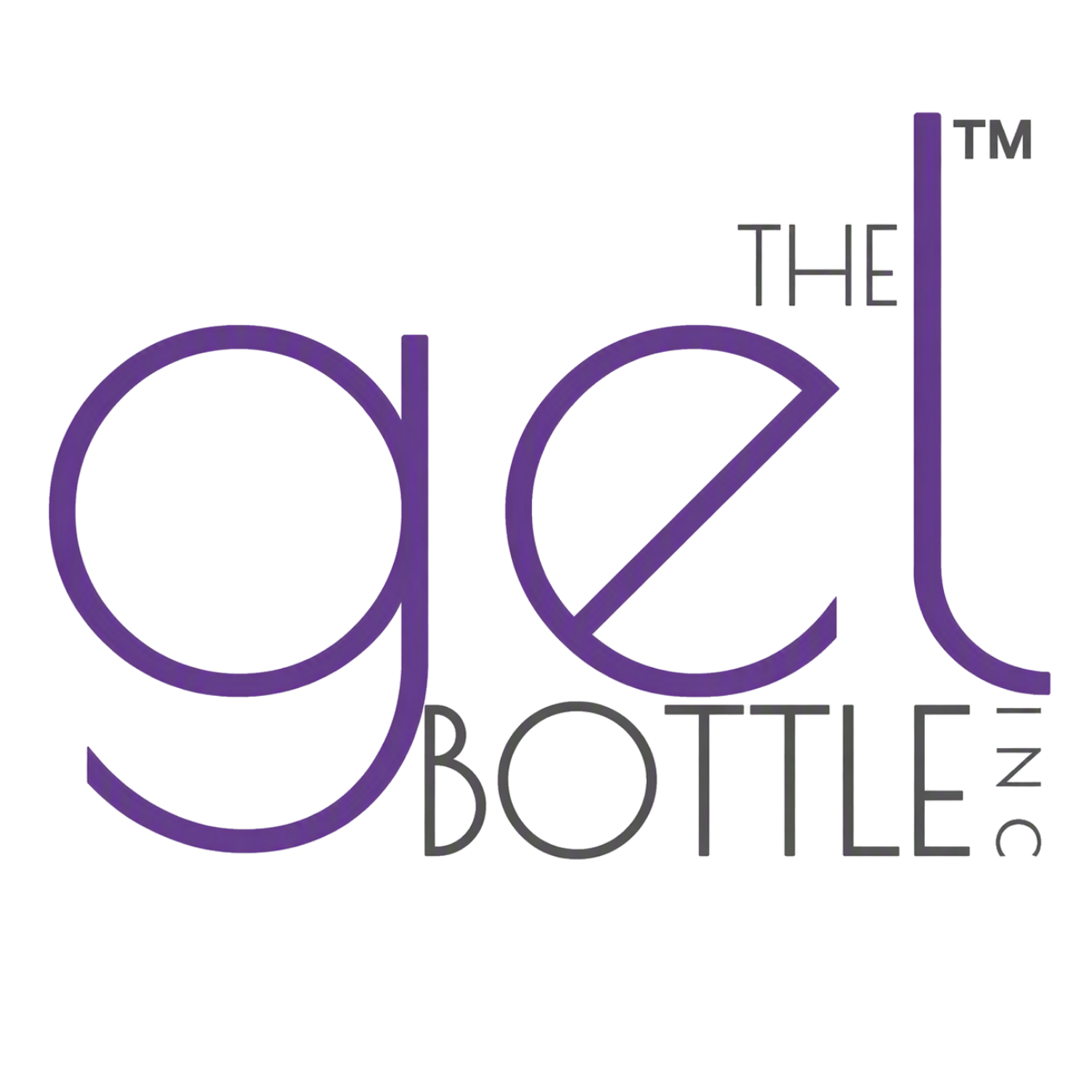 The logo features the words "the" and "bottle" in black, with large stylized letters "g" and "d" in purple. The "d" resembles a bottle silhouette. The website "godent.com" is partially visible at the bottom right.