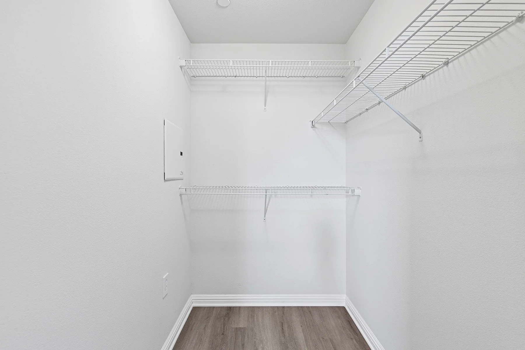 Primary Bedroom Closet in 3x2 Unit