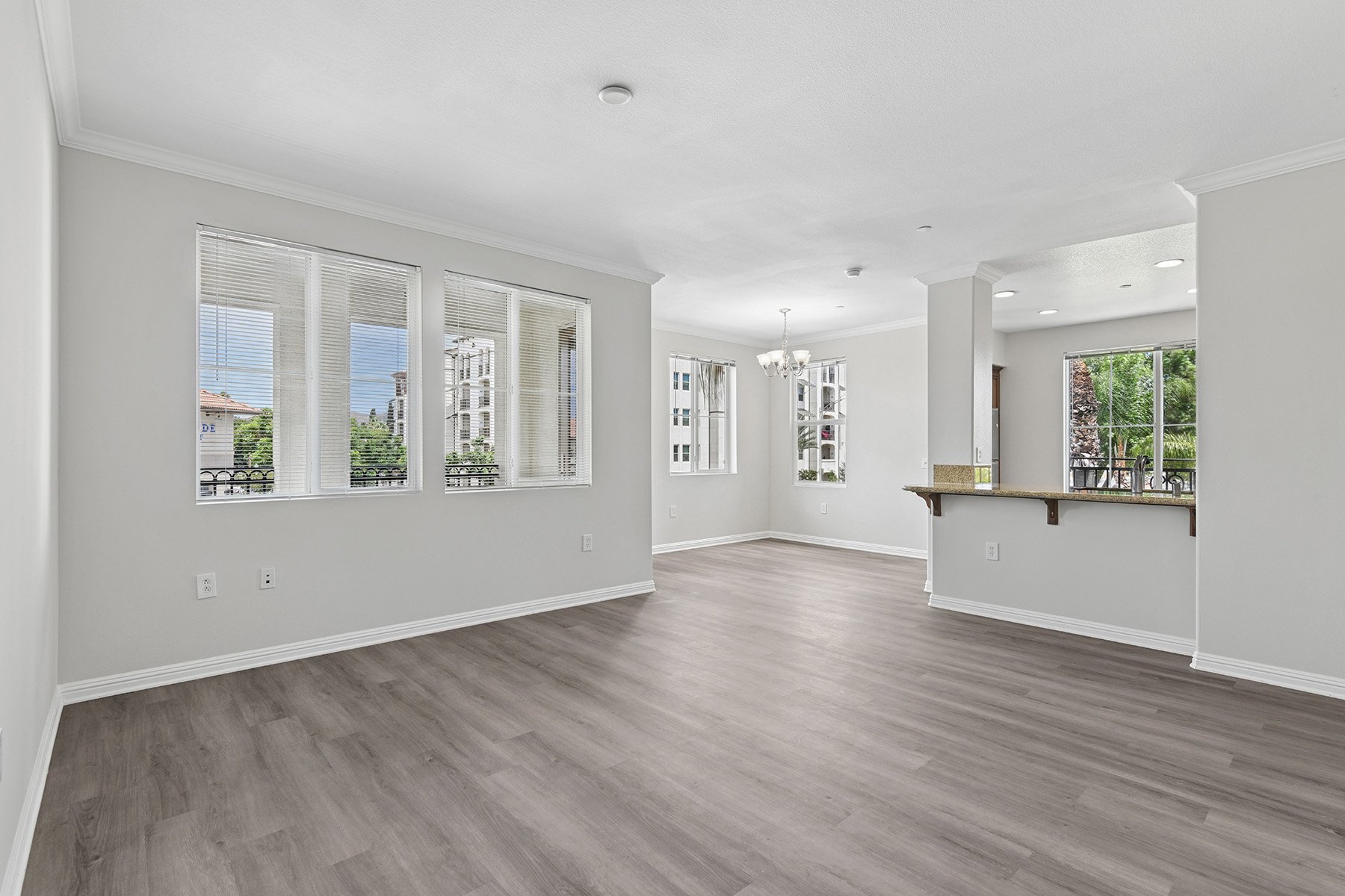 Living Room in 3x2 Unit