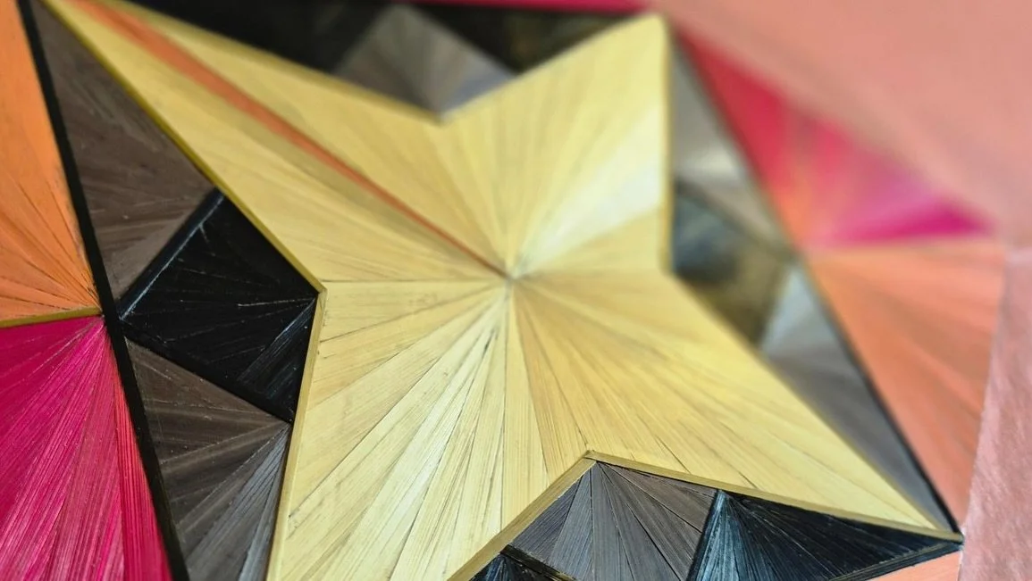 A star, revealed through patience and colour.