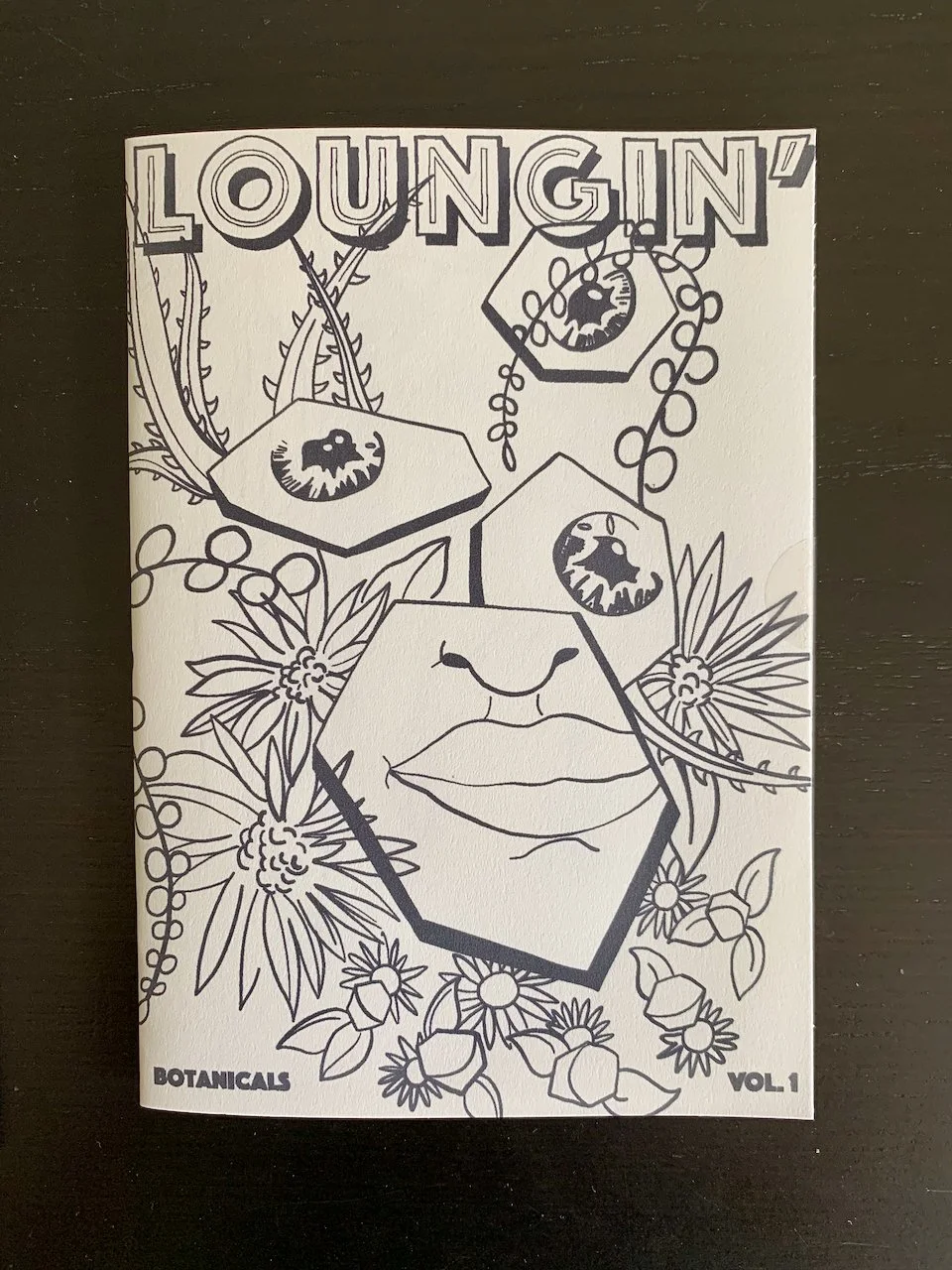 Loungin' Coloring Book - Botanicals