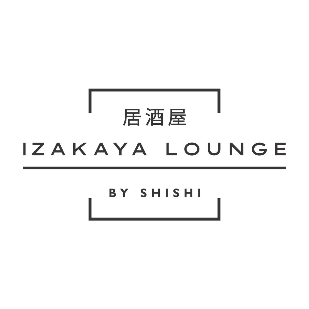 Logo for Izakaya Lounge by Shishi with Japanese characters.