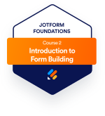 Jotform Form-Building Certification