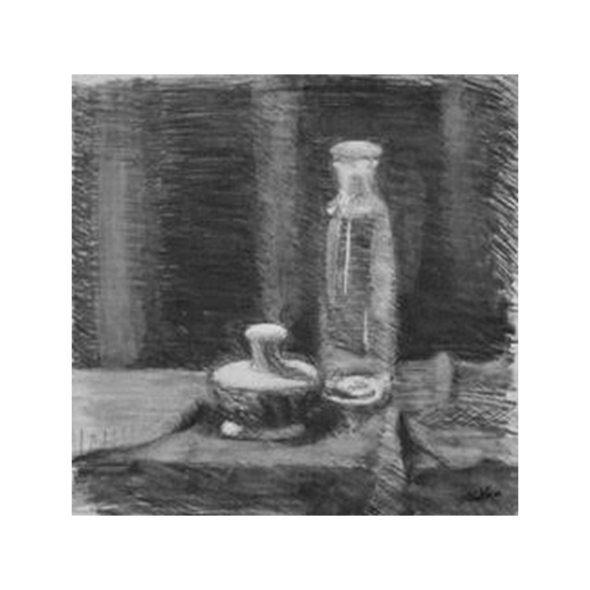 Glass Jar and Ceramic Dish