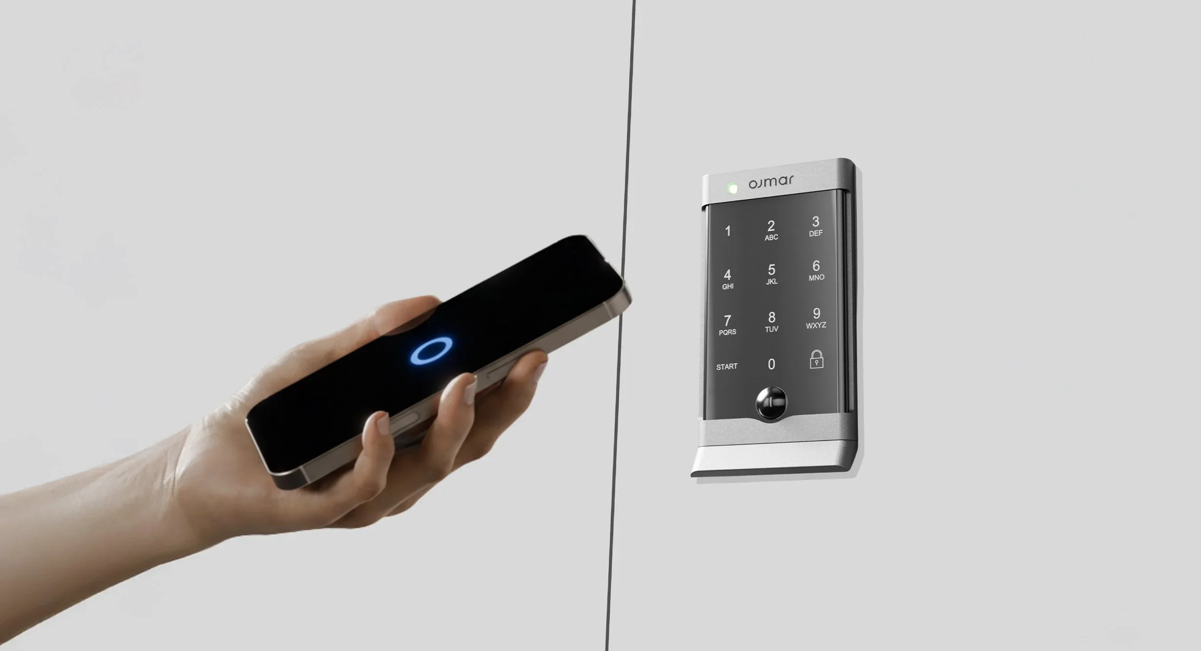 OCS 30 (Smart): a touch keypad that also opens by phone