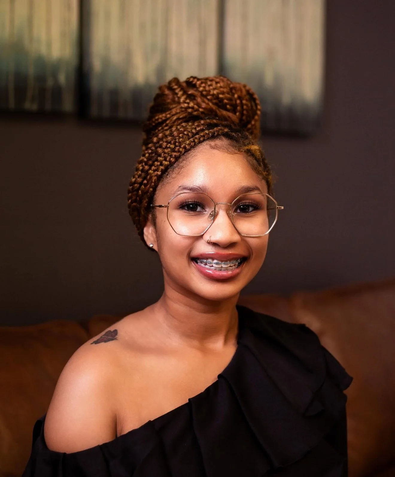 A portrait of Halle Mickel.