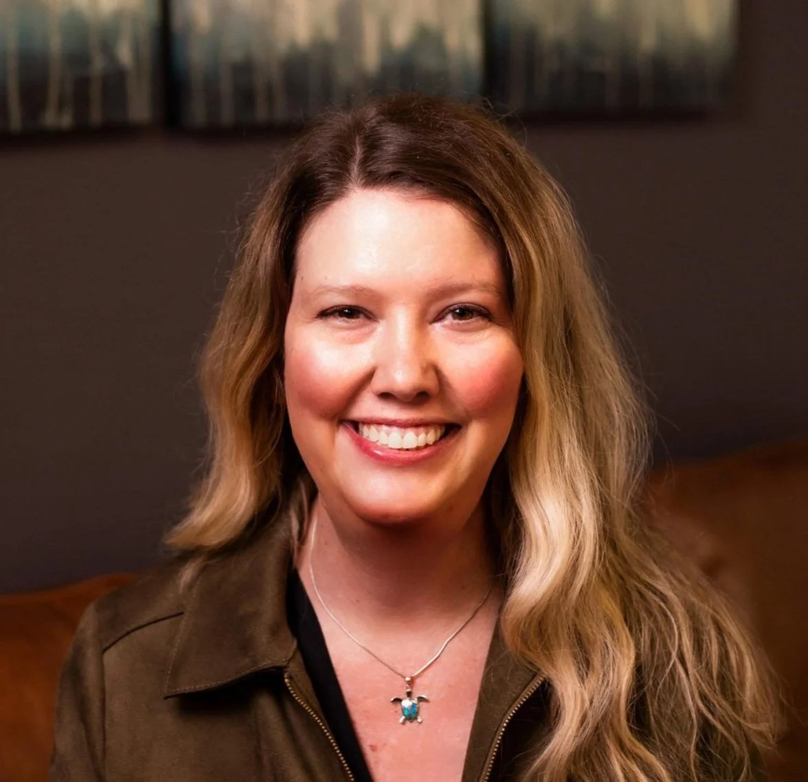 A portrait of Sarah Donegan.