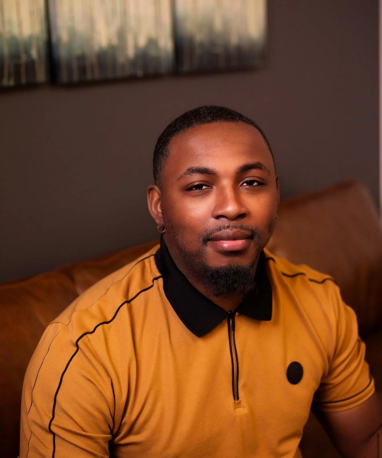 A portrait of Darnell Evans.