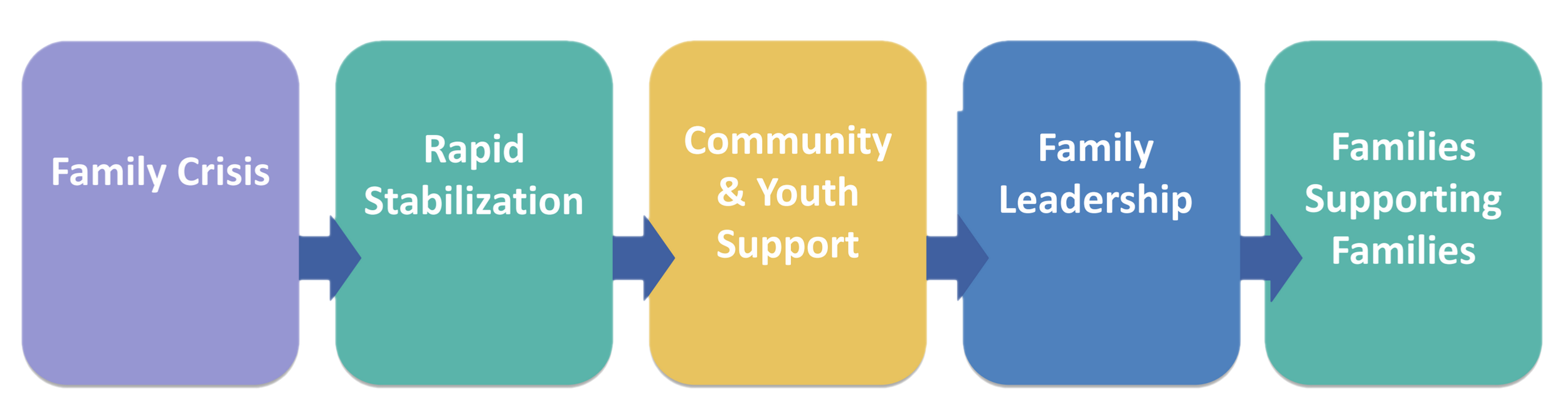 Our step-by-step process for preventing foster care.