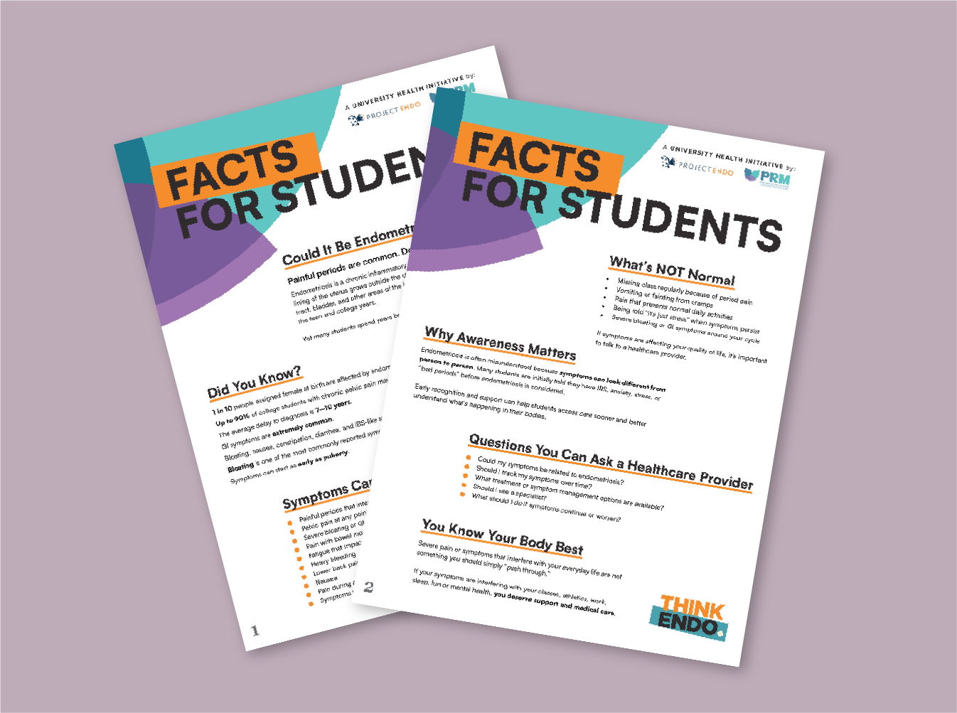 Endometriosis Fast Fact Sheet for Students